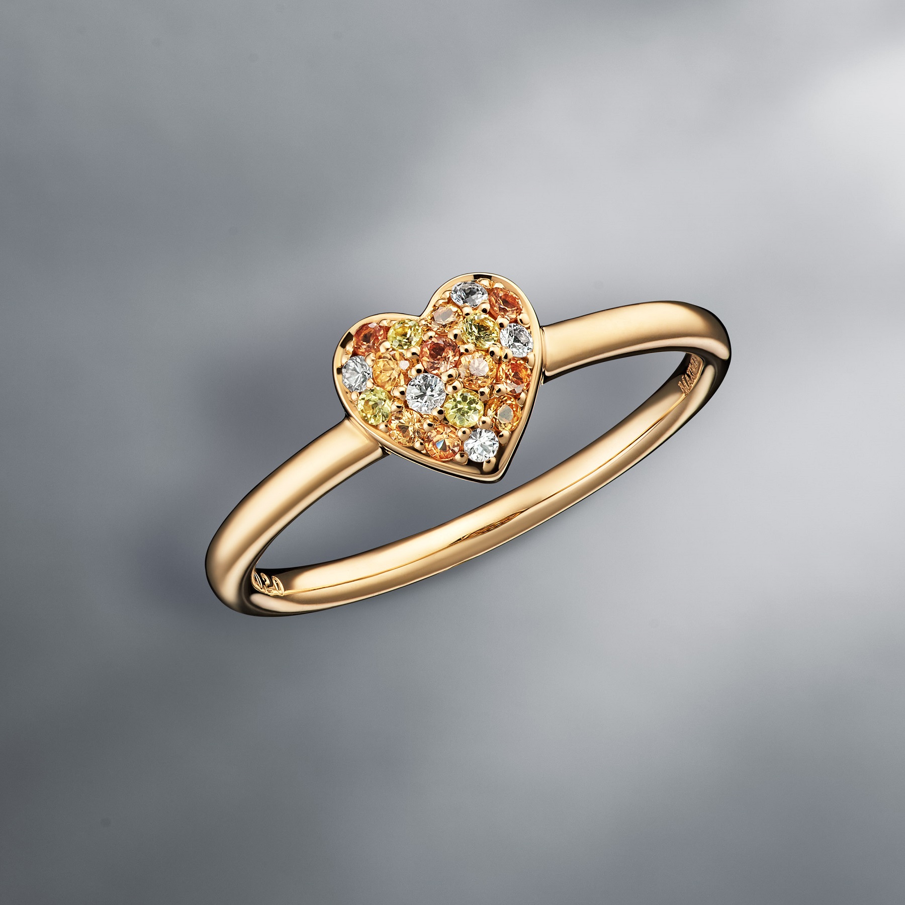 Multicolored Sapphire Ring