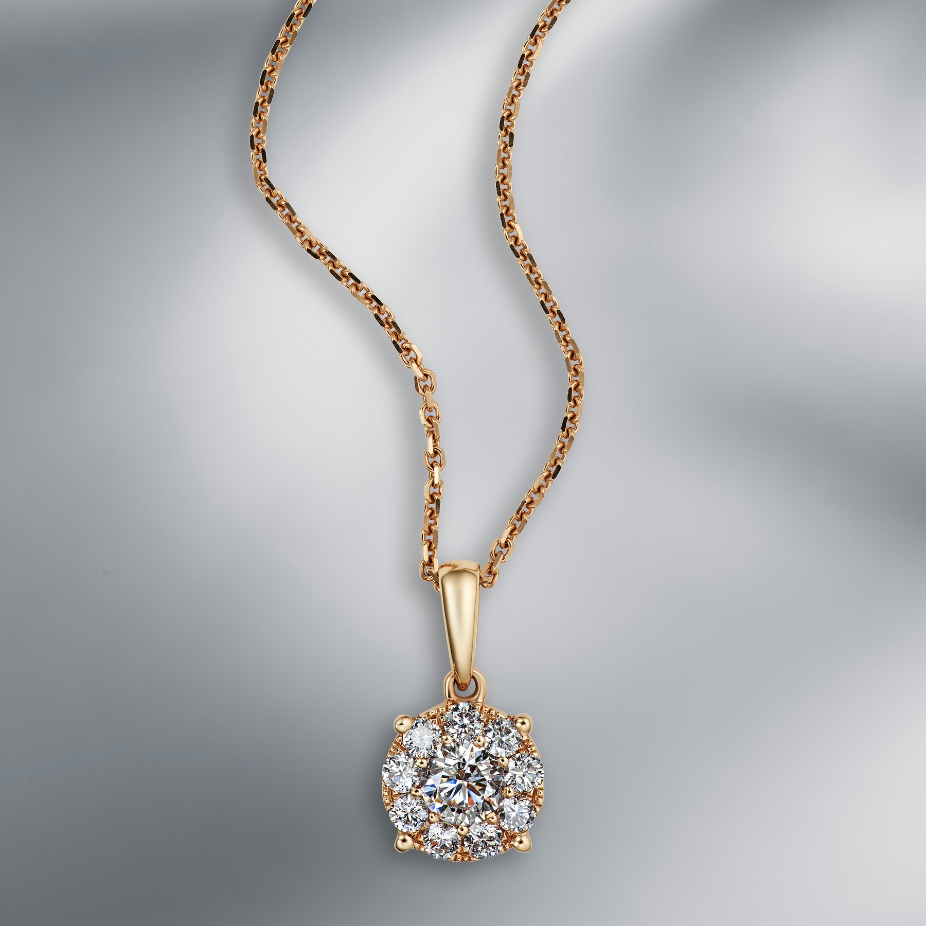 Diamond Pendant With Chain