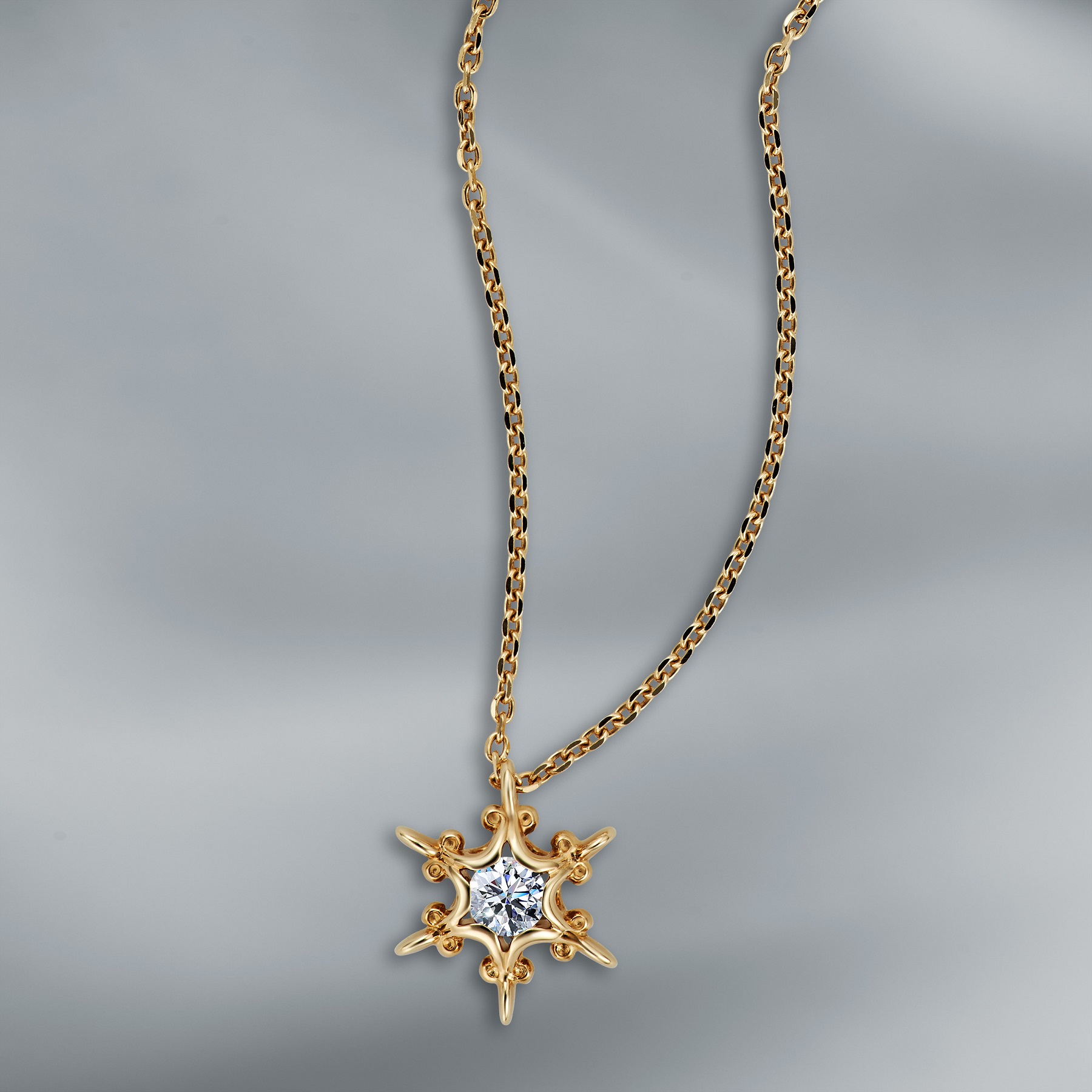 Diamond Pendant With Chain