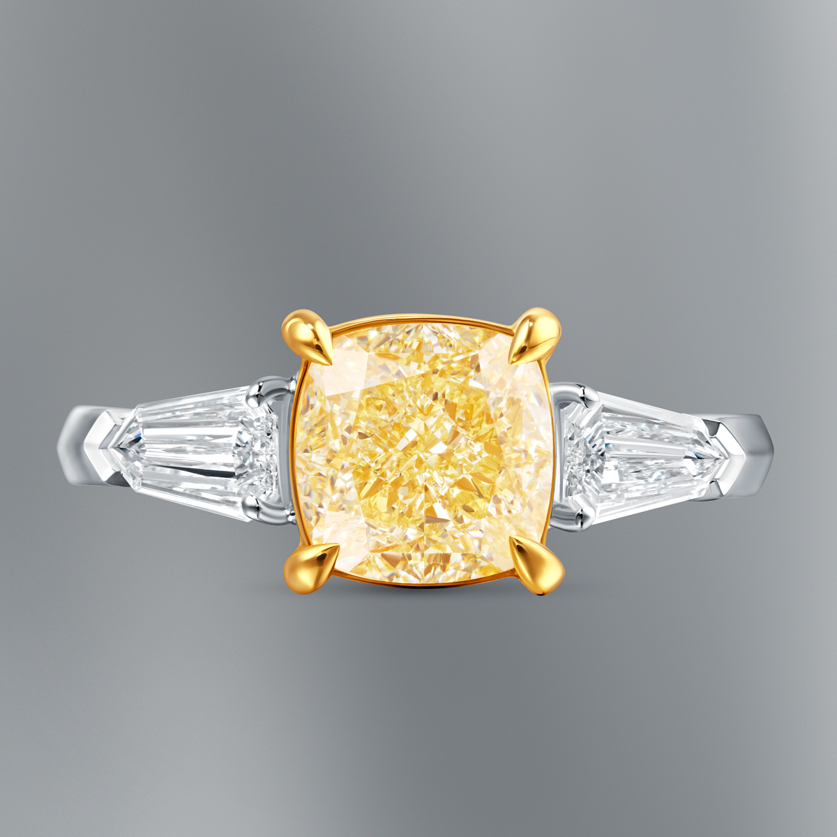 Fancy Yellow Diamond Ring