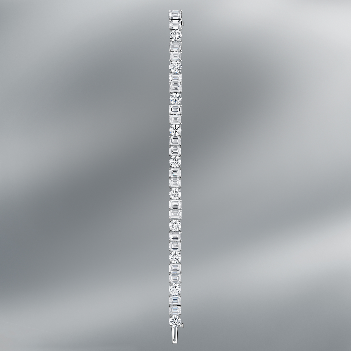 30.44 carats Mixed Cut Diamonds Bracelet