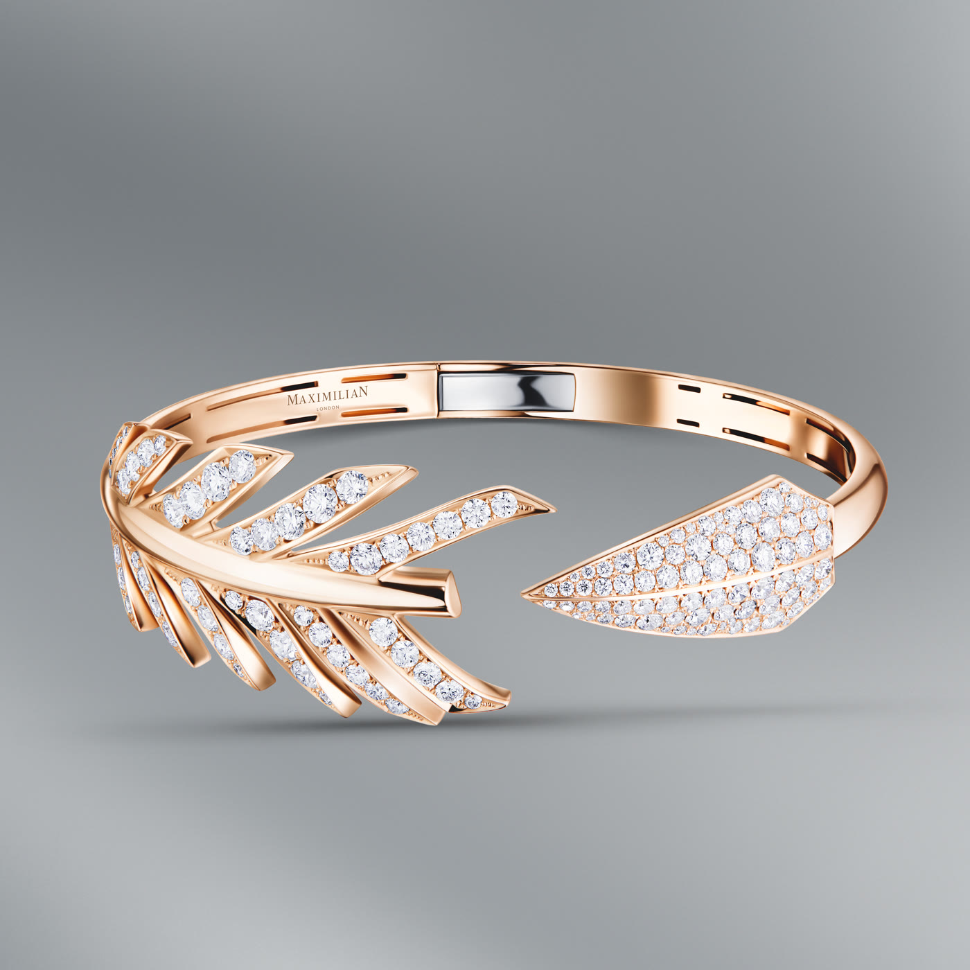 Robin Hood Arrow Bangle, Rose Gold