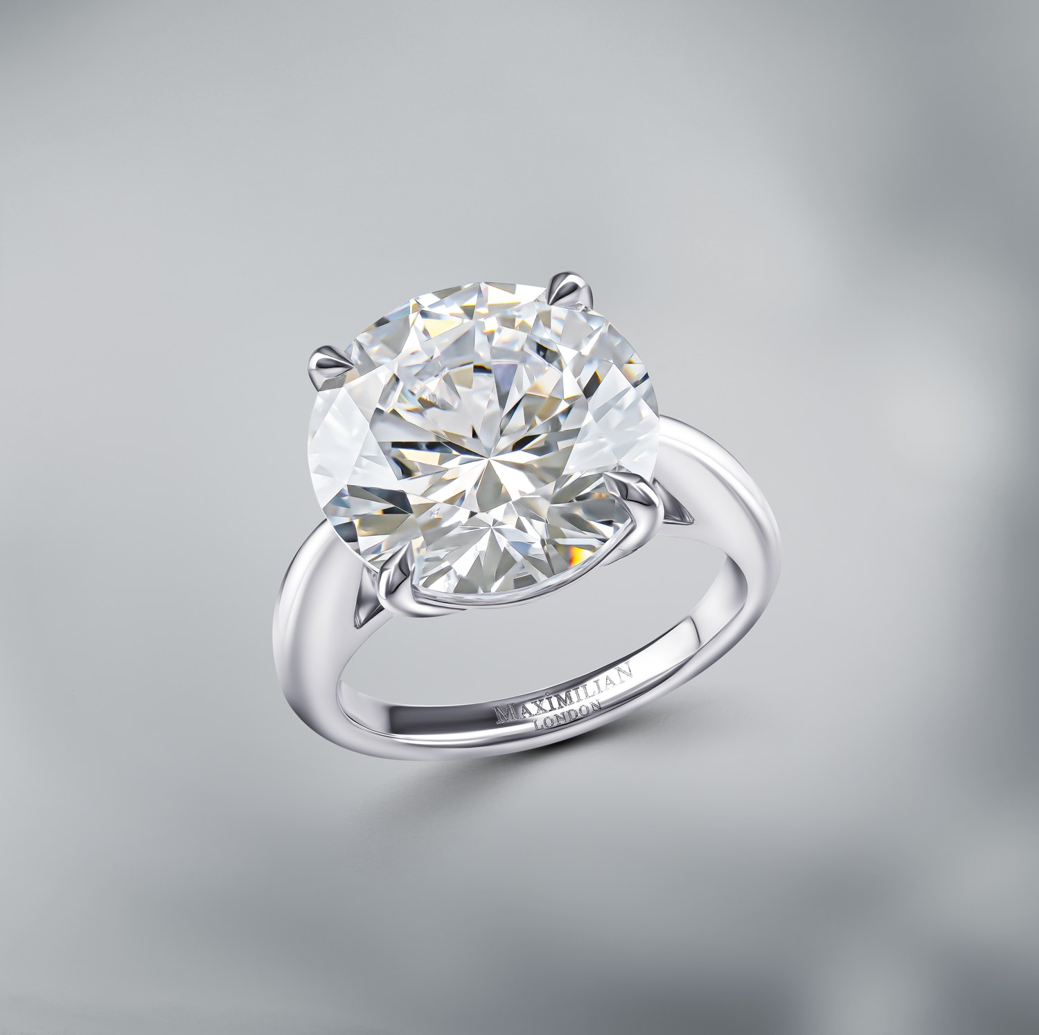 Diamondlite Round Mixed Cut Diamond Ring